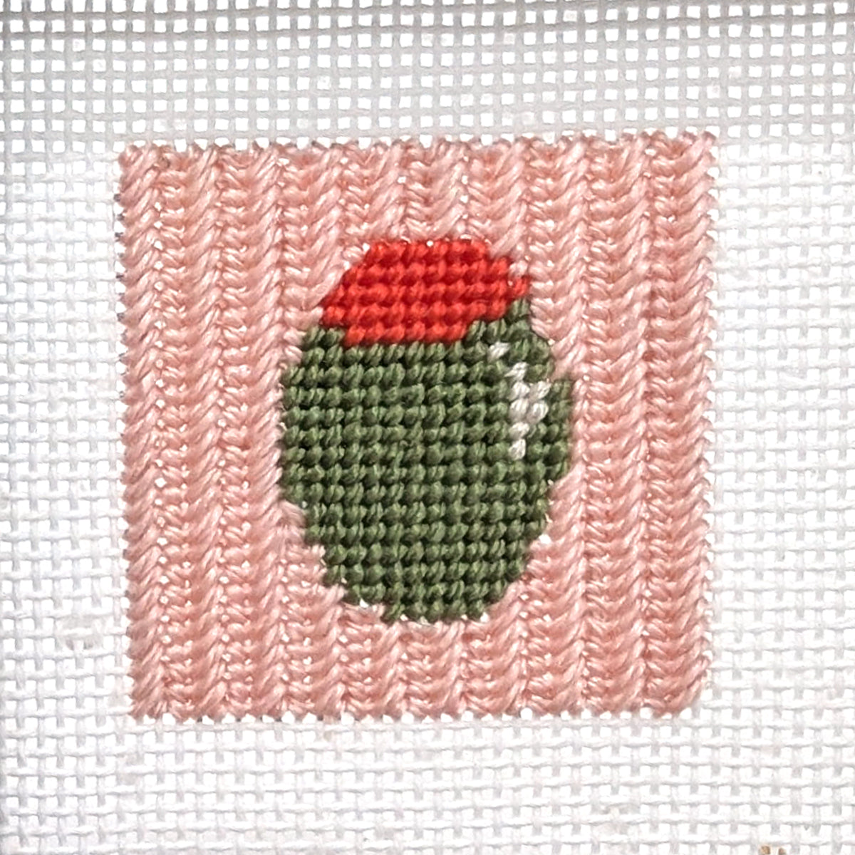 Olive Mini Needlepoint Canvas