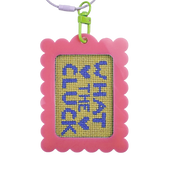 Bag Tag: Large Scallop Rectangle