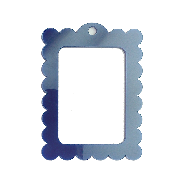 Bag Tag: Large Scallop Rectangle