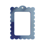 Bag Tag: Large Scallop Rectangle