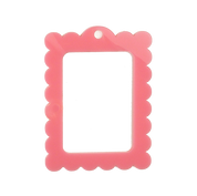 Bag Tag: Large Scallop Rectangle