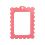Bag Tag: Large Scallop Rectangle