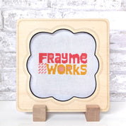 Fancy Square Medium Needlepoint Stretcher Frame