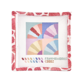 Grandma's Fan Quilt Block 4x4" Needlepoint Canvas
