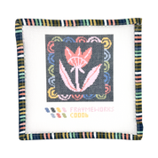 Matilda Flower 4x4" Needlepoint Canvas