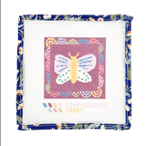 Matilda Butterfly 4x4" Needlepoint Canvas