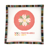 Digital Download Needlepoint Chart: Amy Dogwood Flower 4" × 4" 18 mesh