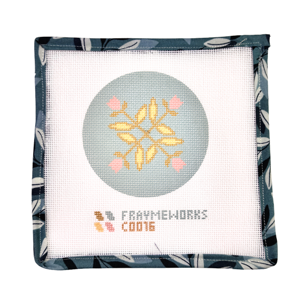 Katie Handker 4x4" Needlepoint Canvas