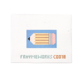 Pencil 1.25"x 2.25" Mini Needlepoint Canvas