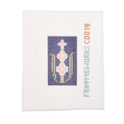 Gladiola 1.25"x 2.25" Mini Needlepoint Canvas