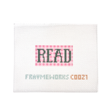 Plaid Read 1.25"x 2.25" Mini Needlepoint Canvas