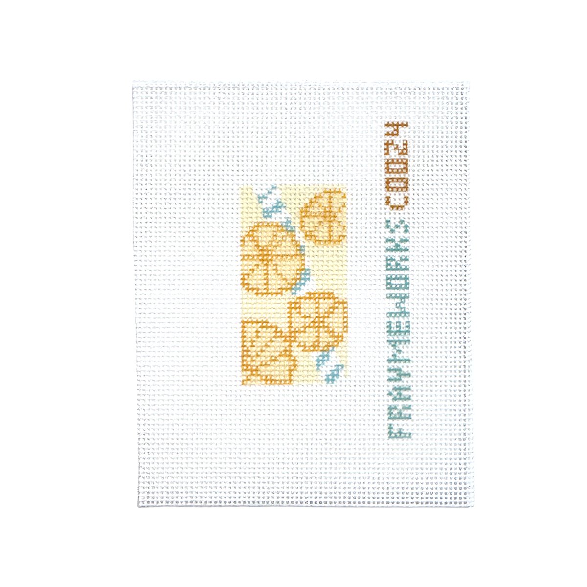 Lemonade 1.25"x 2.25" Mini Needlepoint Canvas