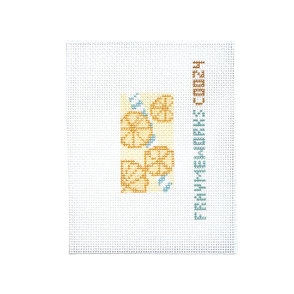Lemonade 1.25"x 2.25" Mini Needlepoint Canvas
