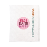 Best Damn Tapper 1.75" Round Mini Needlepoint Canvas