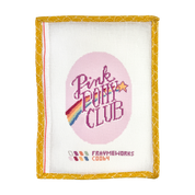 Pink Pony Club 4.25" x 7.25" Oval Needlepoint Canvas