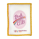 Pink Pony Club 4.25" x 7.25" Oval Needlepoint Canvas