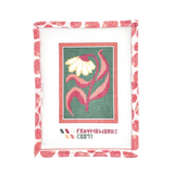 Red Green Flower Needlepoint Canvas