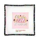 Oh, the Hell I Won't! Needlepoint canvas