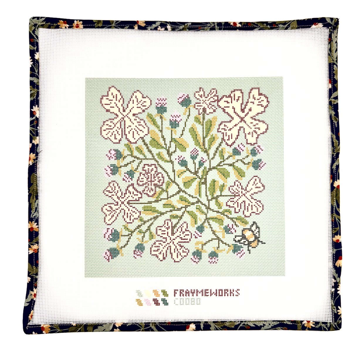 Josephine Clover Needlepoint Canvas