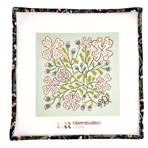 Josephine Clover Needlepoint Canvas