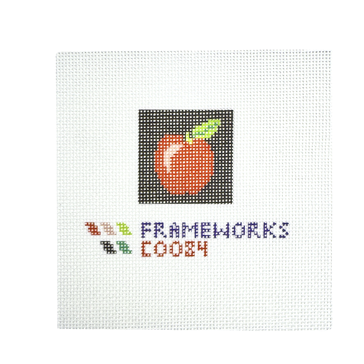 Apple  Mini Needlepoint Canvas