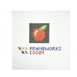 Apple  Mini Needlepoint Canvas