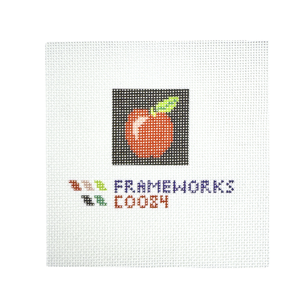 Apple  Mini Needlepoint Canvas
