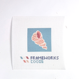 Shell Mini Needlepoint Canvas