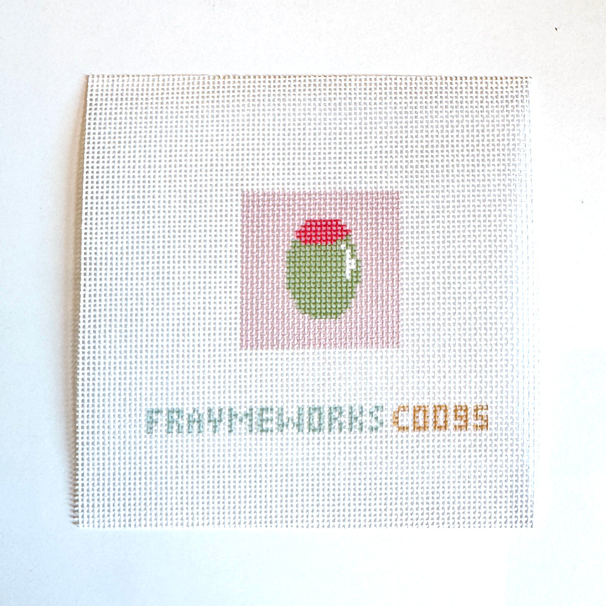 Olive Mini Needlepoint Canvas