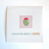 Olive Mini Needlepoint Canvas
