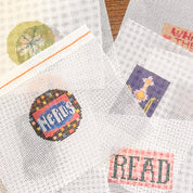 Plaid Read 1.25"x 2.25" Mini Needlepoint Canvas