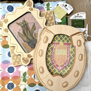 Monstera Needlepoint Stretcher Frame