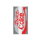 Diet Coke 1.25"x 2.5" Mini Needlepoint Canvas