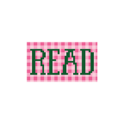 Plaid Read 1.25"x 2.25" Mini Needlepoint Canvas