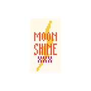 Moonshine 1.25"x 2.25" Mini Needlepoint Canvas