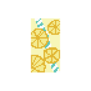 Lemonade 1.25"x 2.25" Mini Needlepoint Canvas
