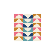 Flying Geese 2" Square Mini Needlepoint Canvas
