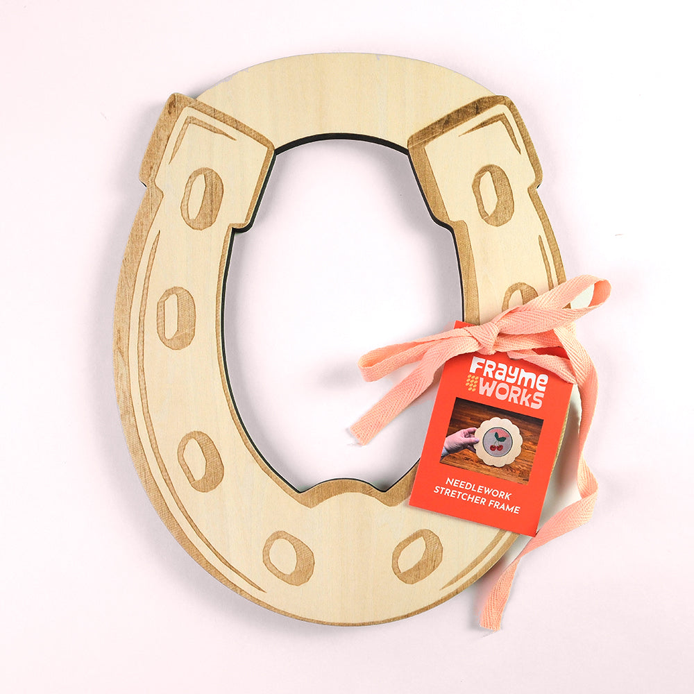 Horseshoe Needlepoint Stretcher Frame