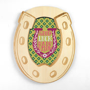 Good Luck Babe 4.25" x 7.25" Oval Needlepoint Canvas
