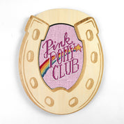 Pink Pony Club 4.25" x 7.25" Oval Needlepoint Canvas