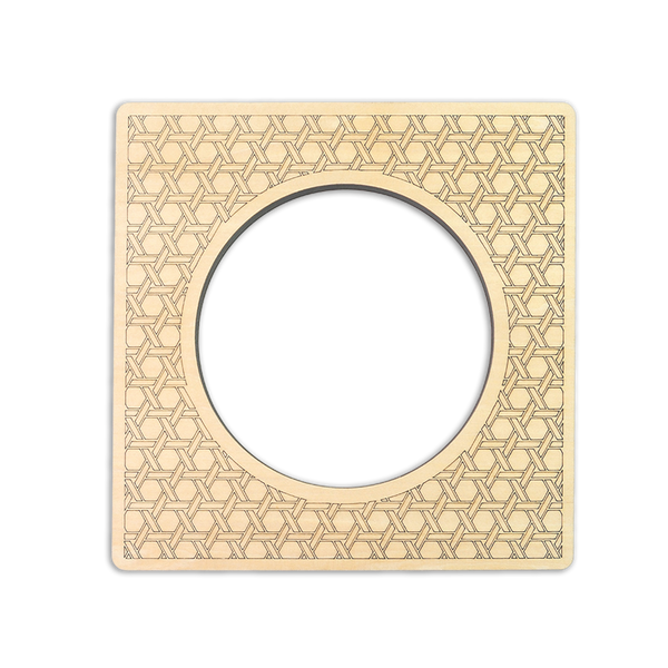 Rattan Square Needlepoint Stretcher Frame
