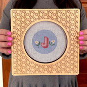 Rattan Square Needlepoint Stretcher Frame