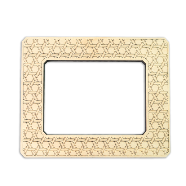 Rattan Rectangle Needlepoint Stretcher Frame