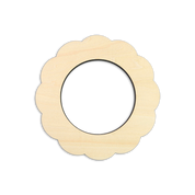 Scallop Round Medium Needlepoint Stretcher Frame