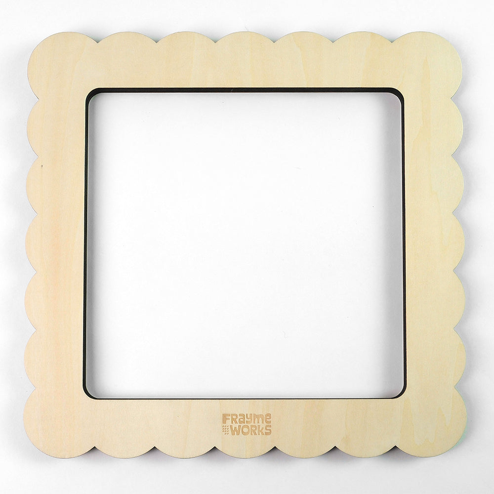 Scallop Square Large Needlepoint Stretcher Frame