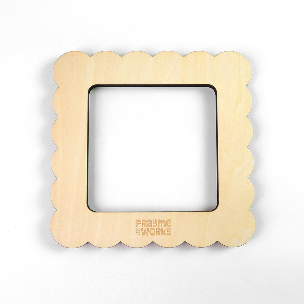 Scallop Square Medium Needlepoint Stretcher Frame