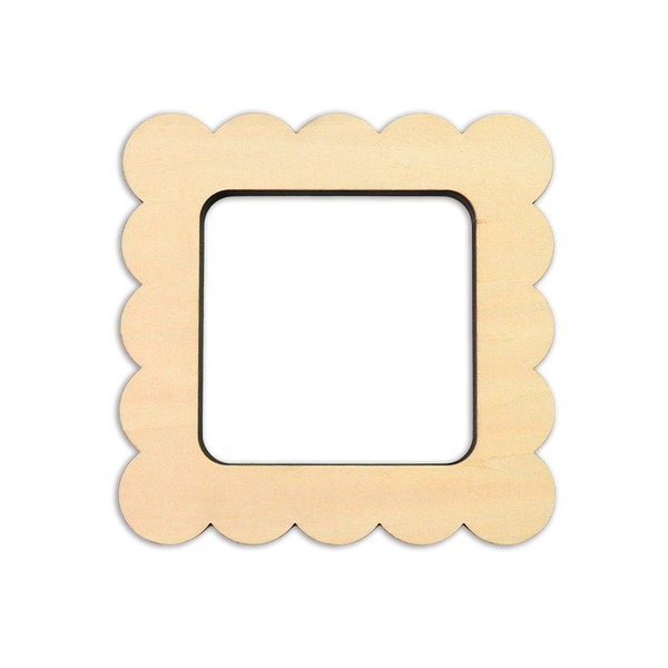 Scallop Square Mini Needlepoint Stretcher Frame