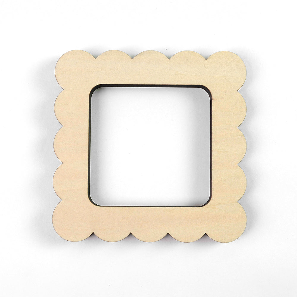 Scallop Square Mini Needlepoint Stretcher Frame