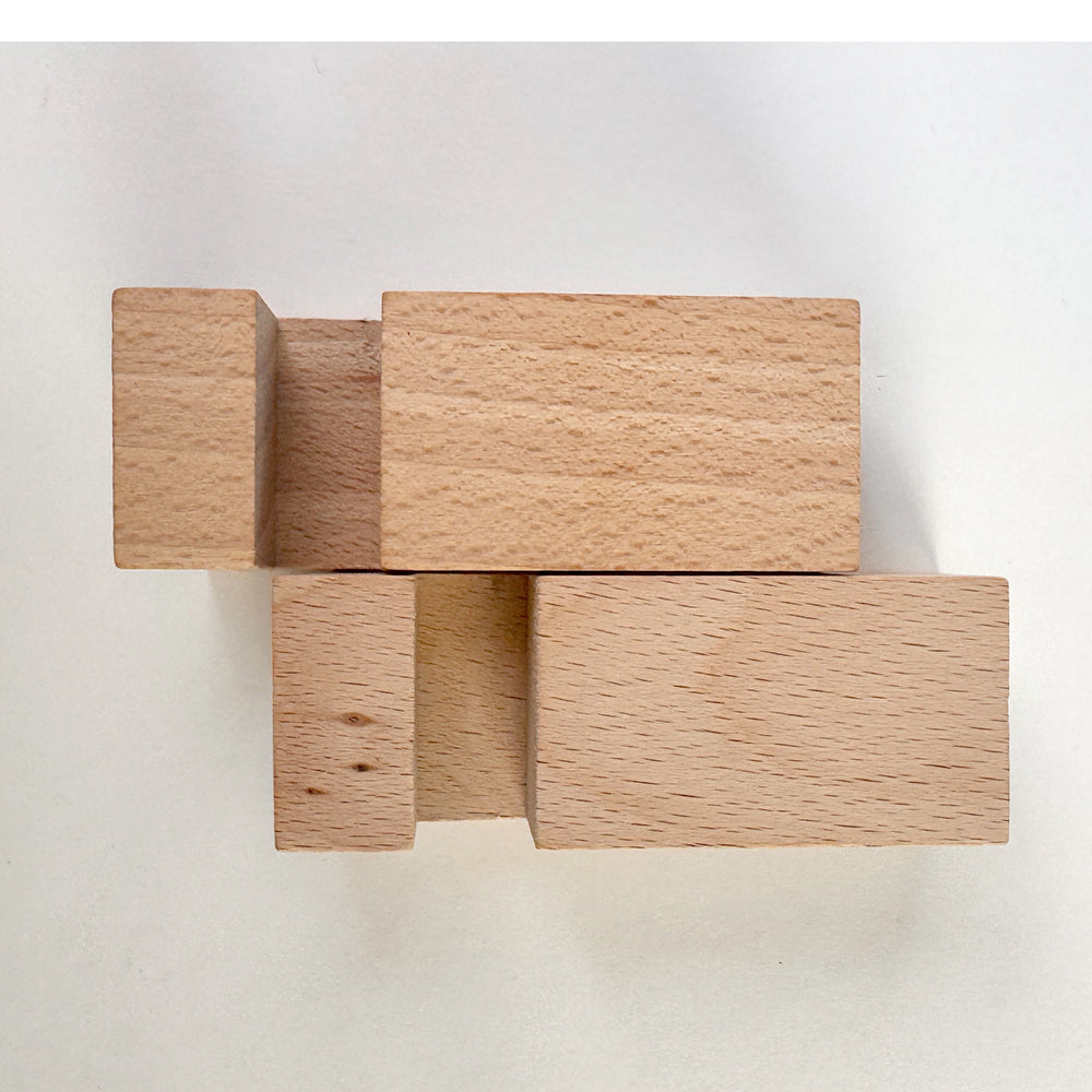 Wooden display blocks