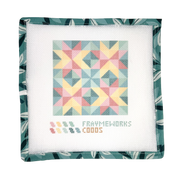 Star Quilt Block 4x4" Needlepoint Canvas